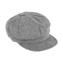 Casquette Gavroche Montsoreau Lin Grise - Traclet