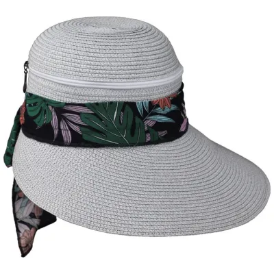 Santa Giulia Grey Large Visor Cap - Traclet, ref 15743