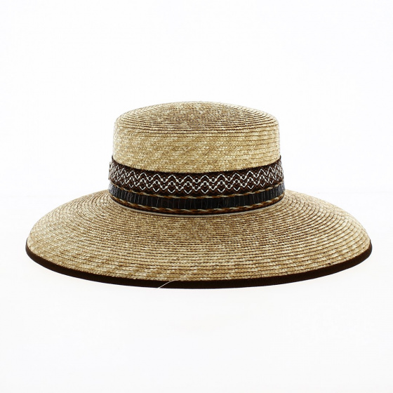 Natural Straw Merrona Capeline - Flechet