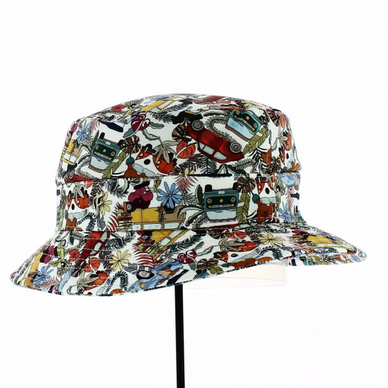 Bob Evan Multicolored Hawaiian Patterns Cotton - Flechet