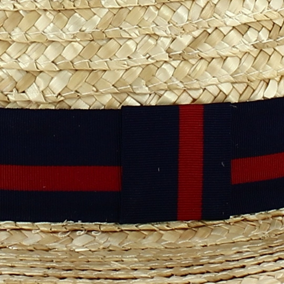 Jojo Natural Straw Boater - Traclet