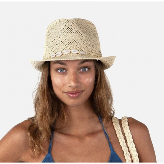 Chapeau Trilby Amurat Beige Paille Papier - Barts