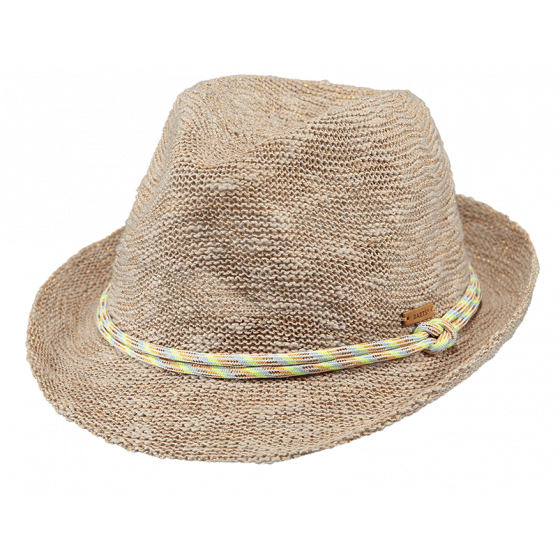 Trilby Hat Child Jinotega Beige Sequins Cotton - Barts