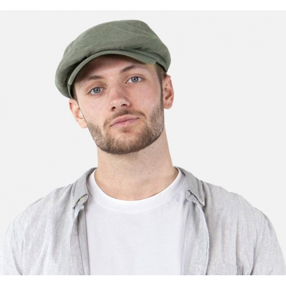 Bunga Cotton Khaki Flat Cap - Barts