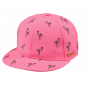 Pauk Cotton Pink Flamingo Child Snapback Cap - Barts