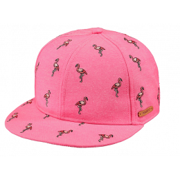 Pauk Cotton Pink Flamingo Child Snapback Cap - Barts