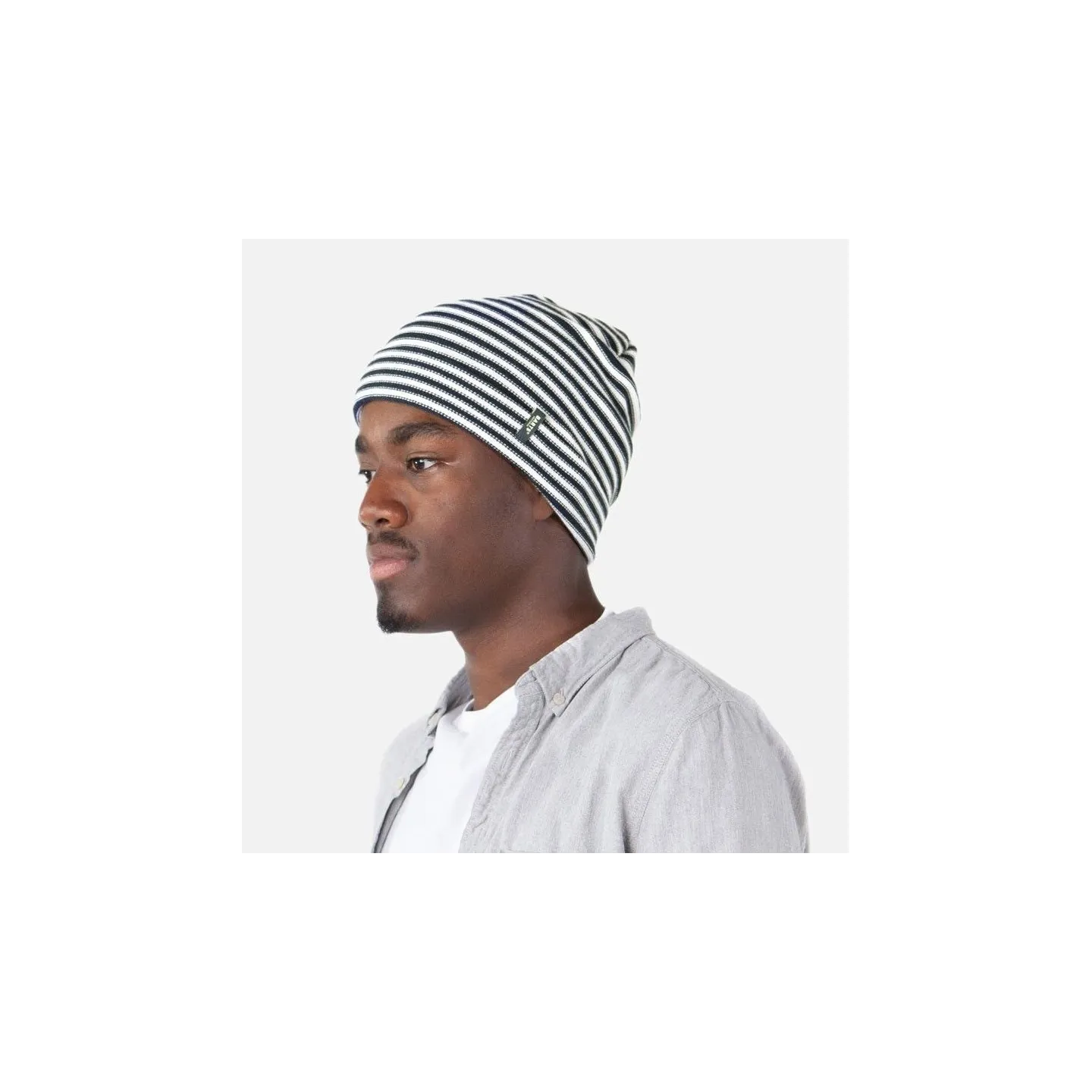 Bonnet Doyman à rayures Blanc & Marine - Barts