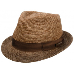 Trilby Pinto Natural Brown Straw Hat - Stetson