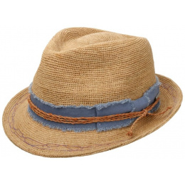 Trilby Crocko Natural Straw Hat - Stetson