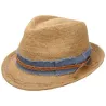 Chapeau Trilby Crocko Paille Naturelle - Stetson
