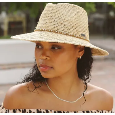 Chapeau Fedora Malibu Raphia UPF50+ - House of Ord