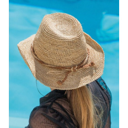 Cowboy Hat Castaway Raphia UPF50+ - House of Ord