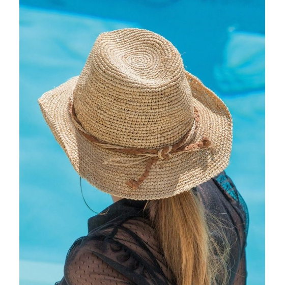 Castaway Raffia Cowboy Hat UPF50+ - House of Ord Castaway Raffia Cowboy Hat UPF50+ - House of Ord