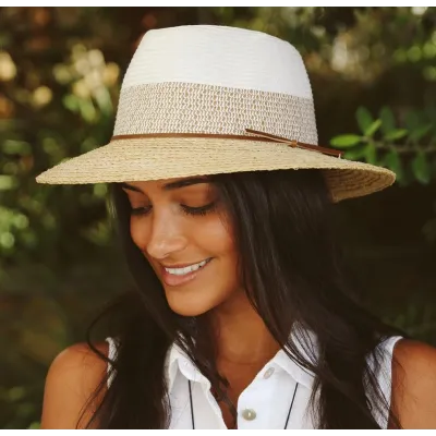 Tina Raffia Straw Fedora Hat UPF50+ - House of Ord   Reference: 15791| Traclet Hat Shop