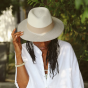 Fedora Naledi Hat White Cream/Beige UPF50+ - House of Ord