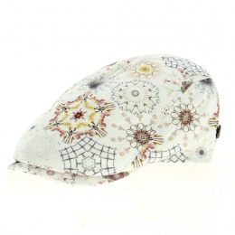 Flat cap with hypnotic MTM pattern