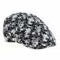 navy foliage flat cap mtm