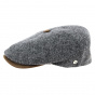 Grey Wool Laurent Flat Cap - FLECHET