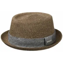 Chapeau Porkpie Robston Toyo Marron - Stetson