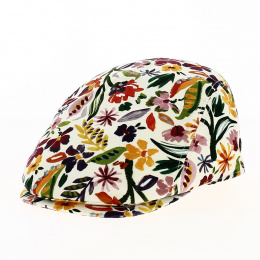 Multicolored Bang Cap with flowers - Traclet