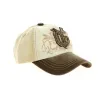 Casquette Baseball Sunshine Vintage Coton Tricolore Marron - Aussie Apparel