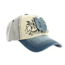 Casquette Baseball Sunshine Vintage Coton Tricolore Bleu - Aussie Apparel