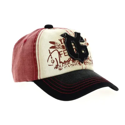 Casquette Baseball Sunshine Vintage Coton Tricolore Noir - Aussie Apparel