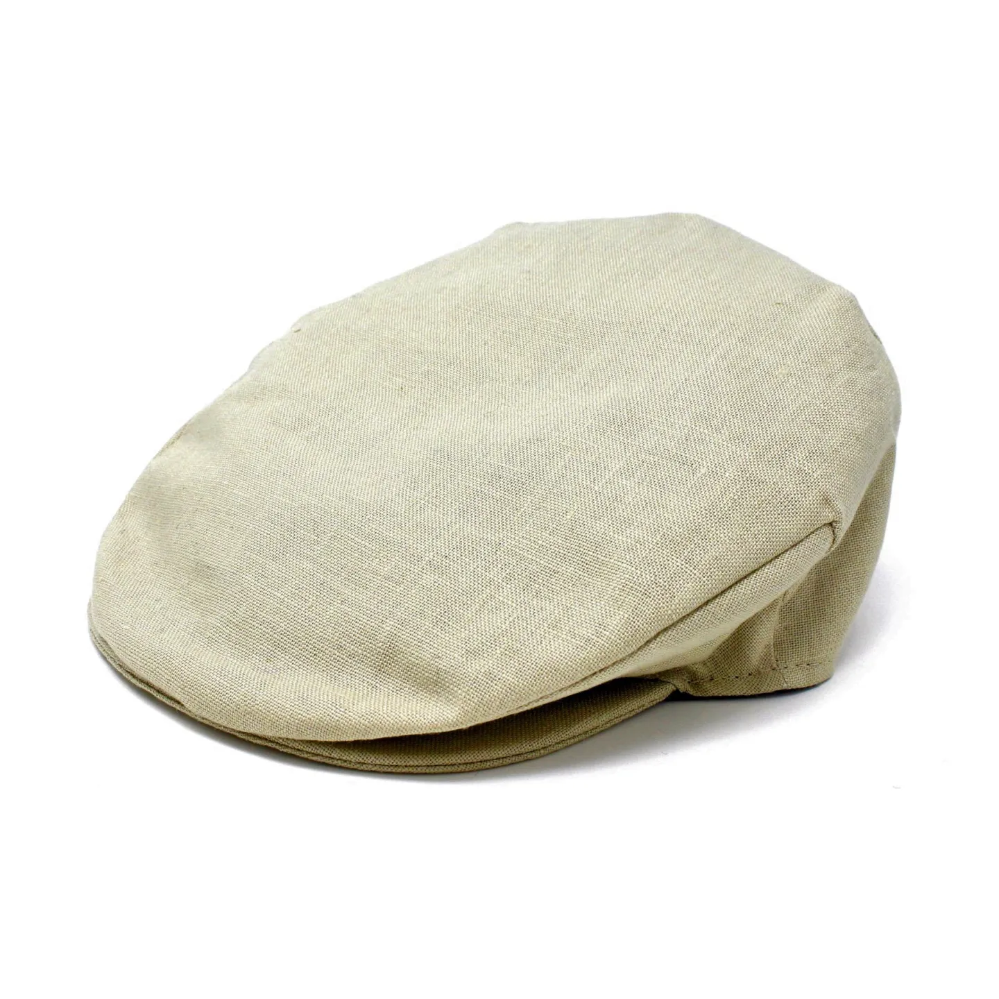 Vintage Linen Flat Cap - Hanna Hats Reference: 5347 | Traclet Hat Shop