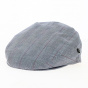 Pierro Cotton Gray Flat Checkered Cap - City Sport