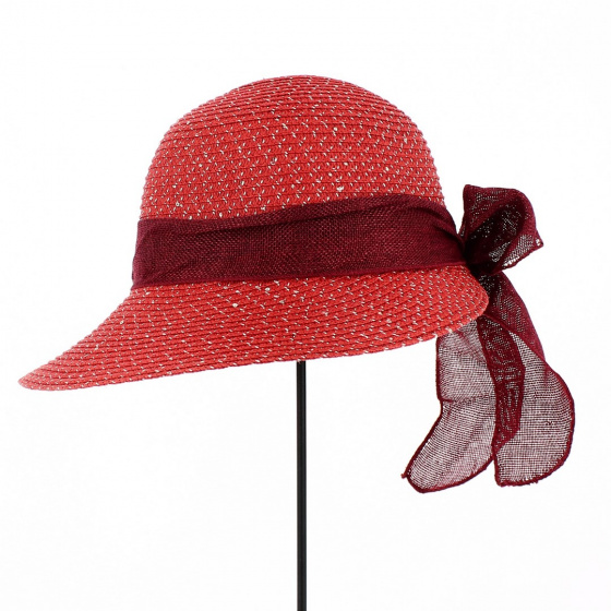Casquette Tabatha  Grande Visière Rouge - Traclet