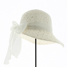 Tabatha Cap Large White Visor - Traclet