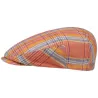 Casquette Plate à Rayures Lin Multicolore - Stetson