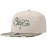 Casquette Baseball Snapback Gecko Beige et Kaki - Stetson