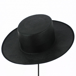 Chapeau Cordobes Panama Noir - Traclet