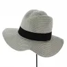 Chapeau Traveller Pablo en Paille Gris - Traclet