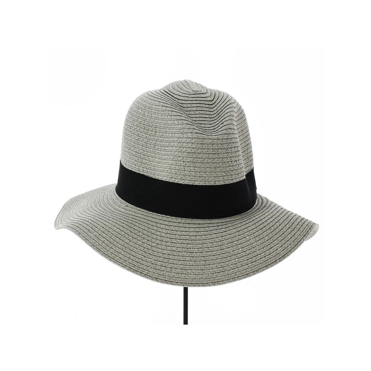 Chapeau Traveller Pablo en Paille Gris - Traclet