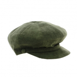 Gavroche Herman Cap in Khaki Alcantara - Traclet