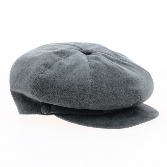 Casquette Gavroche Herman en Alcantara Grise - Traclet