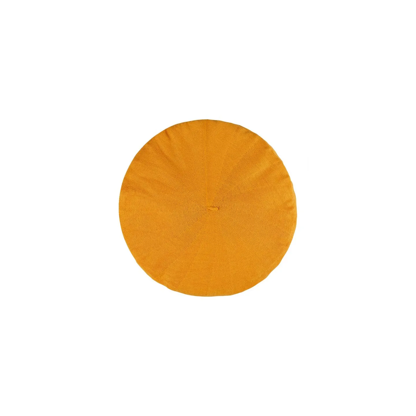 Summer Pluma Orange Cotton Beret - Heritage by Laulhère