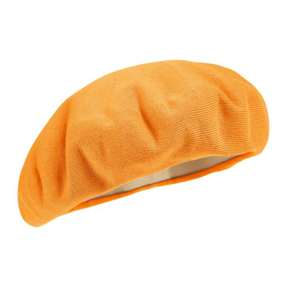 Béret Eté Pluma Orange Coton - Héritage par Laulhère Béret Eté Pluma Orange Coton - Héritage par Laulhère