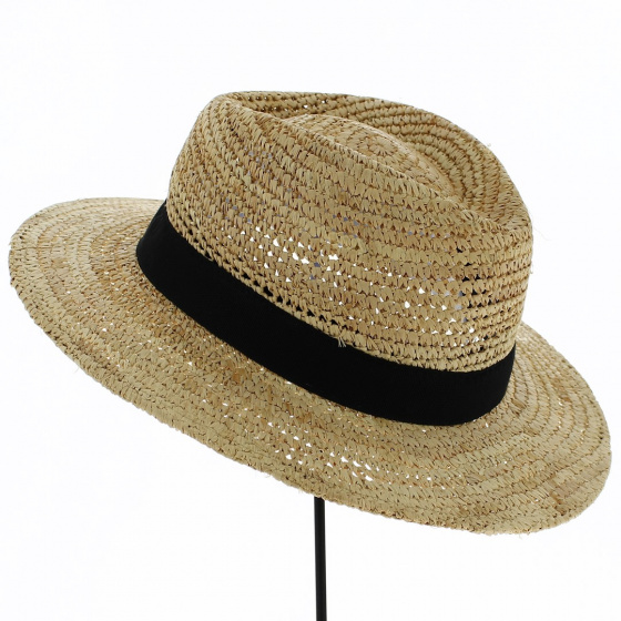 Chapeau Traveller Dolphy Paille Ruban Noir - Traclet Chapeau Traveller Dolphy Paille Ruban Noir - Traclet