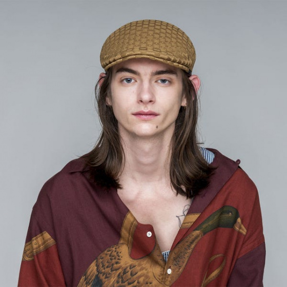 Casquette Ventair Ladder Stitch 507 Camel - Kangol Casquette Ventair Ladder Stitch 507 Camel - Kangol