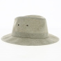 Safari Hat Hamilton Chambray Cotton Light Beige - Crambes