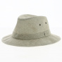 Safari Hat Hamilton Chambray Cotton Light Beige - Crambes