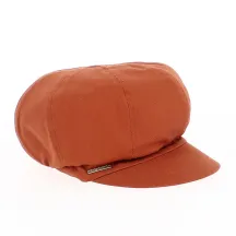 Casquette Gavroche Ambre Terracotta - Seeberger
