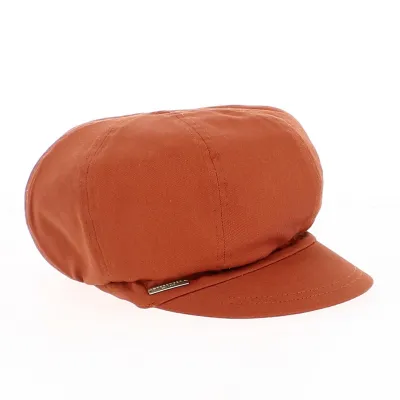 Casquette Gavroche Ambre Terracotta - Seeberger