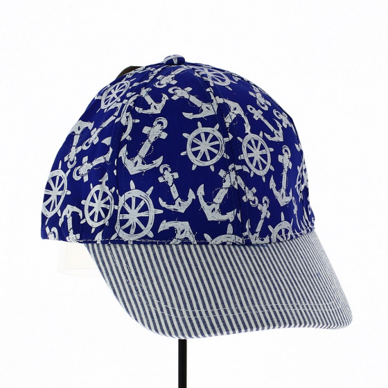 Nereo Baseball Cap Stripes & Anchors - Traclet