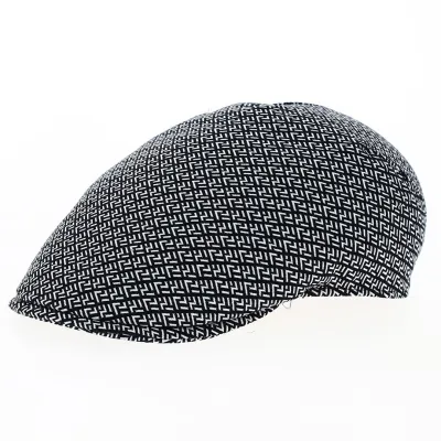 Casquette Bombée Livo Coton Black & White - Marone