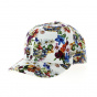 Paolo Cotton Baseball Cap with Floral Patterns - Fléchet