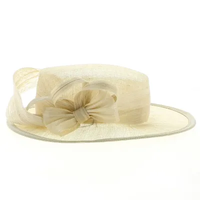 Chapeau De Cérémonie Sidonie Beige - Traclet
